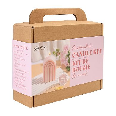 John Bead Pink Rainbow Arch DIY Art Decorative Candle Making Kit