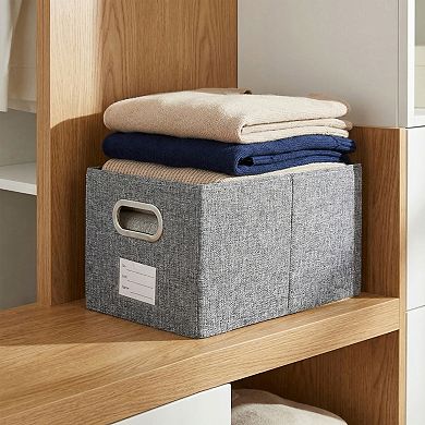 Storage Cube, Large Fabric Storage Bin with Handles for Shelves Closet Collapsible Storage Basket