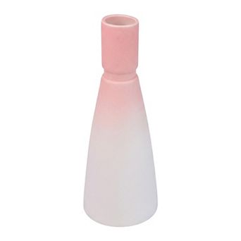 Modern Tall Ceramic Vase Slim Matte Decorative Flower Vases for Centerpieces 3.5"Lx3.5"Wx9.4"H
