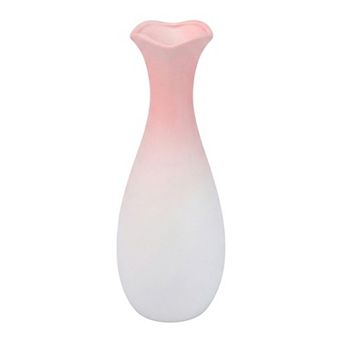 Modern Tall Ceramic Vase Slim Matte Decorative Flower Vases for Centerpieces 2.2"Lx2.2"Wx9.6"H