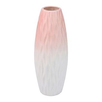 Modern Tall Ceramic Vase Slim Matte Decorative Flower Vases for Centerpieces 2.6"Lx2.6"Wx9.4"H