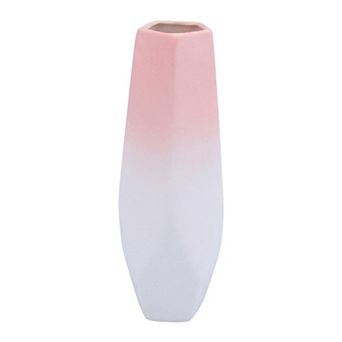 Modern Tall Ceramic Vase Slim Matte Decorative Flower Vases for Centerpieces 2.2"Lx2.2"Wx9.8"H