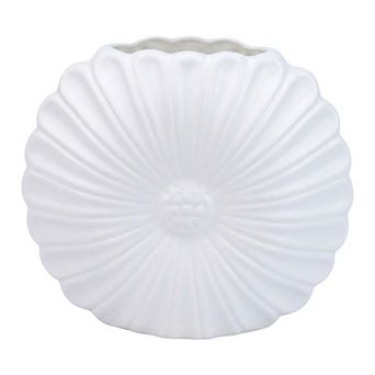 Modern Geometric Flower Vase Unbreakable Plastic Decorative Vase 6.7"L x 1"W x 5.7"H