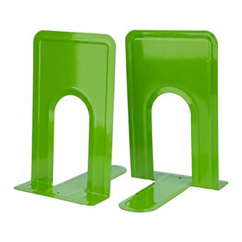 Metal Bookends Book Ends for Shelves Reinforced Iron Book Stopper for Heavy Books 5.2"Lx6.5"Wx8.5"H
