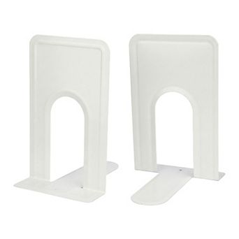 Metal Bookends Book Ends for Shelves Reinforced Iron Book Stopper for Heavy Books 5.2"Lx6.5"Wx8.5"H