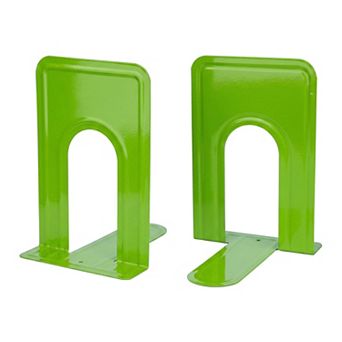 Metal Bookends Book Ends for Shelves Reinforced Iron Book Stopper for Heavy Books 5"Lx5.9"Wx7.5"H