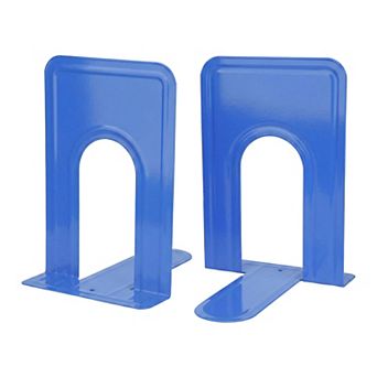 Metal Bookends Book Ends for Shelves Reinforced Iron Book Stopper for Heavy Books 5"Lx5.9"Wx7.5"H