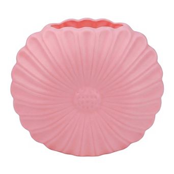 Modern Geometric Flower Vase Unbreakable Plastic Decorative Vase for Home 7.9"L x 1.2"W x 6.9"H