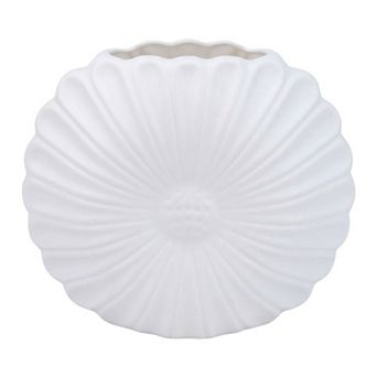 Modern Geometric Flower Vase Unbreakable Plastic Decorative Vase for Home 7.9"L x 1.2"W x 6.9"H