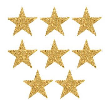 3.15"x3.15" 8 pc Sew-On Rhinestone Patches Glitters Patches