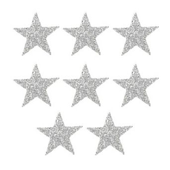 3.15"x3.15" 8 pc Sew-On Rhinestone Patches Glitters Patches