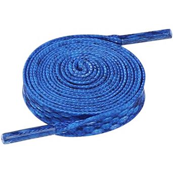Leopard Print Flat Shoestrings Sports Shoe Laces for Sneakers 2 Pairs 47.2"
