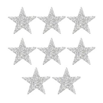 2.36"x2.36" 8 pc Sew-On Rhinestone Patches Glitters Patches