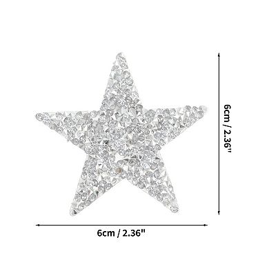 2.36"x2.36" 8Pcs Sew-On Rhinestone Patches Glitters Patches
