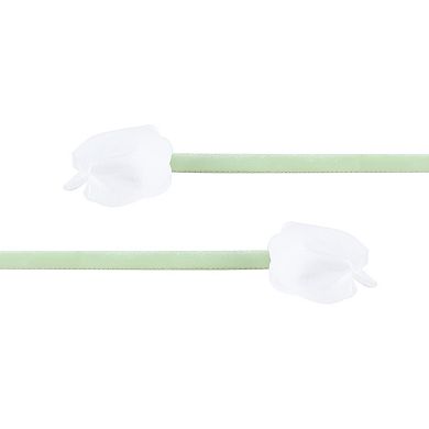 1 Pair 4 Tulip Charms Shoelaces Flat for Sneaker 47.2"