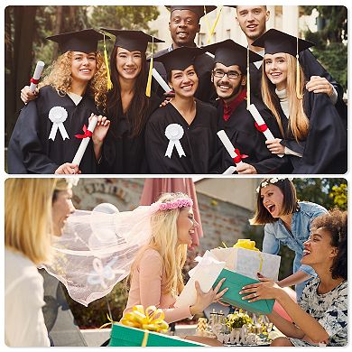 2Pcs Reusable Graduation Party Ribbon Corsage
