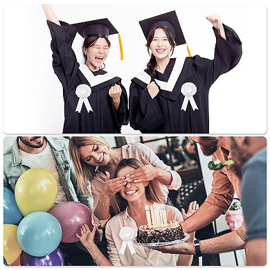 2Pcs Reusable Graduation Party Ribbon Corsage