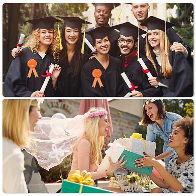 2Pcs Reusable Graduation Party Ribbon Badge Corsage
