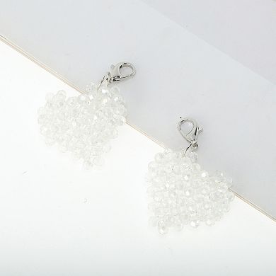 Heart Beaded Shoelace Charms