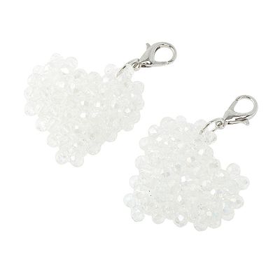 Heart Beaded Shoelace Charms