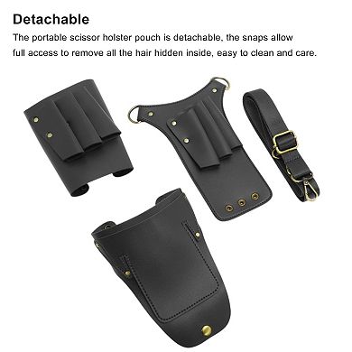 Professional Barber Waist Bag, Durable & Adjustable Salons Tool Pouchs