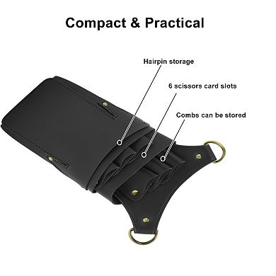 Professional Barber Waist Bag, Durable & Adjustable Salons Tool Pouchs