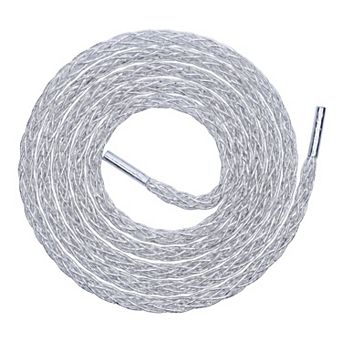 2 Pairs Crochet Chain Cola Rope Mesh Crochet Thread Shoelaces 47.2"