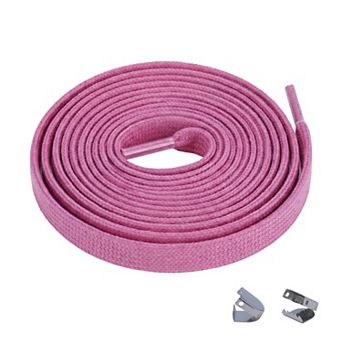 Elastic No Tie Flat Strings Slip-On Tieless Gradient Shoelaces with End Clips 1 Pair 39.4"