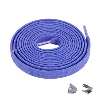 Elastic No Tie Flat Strings Slip-On Tieless Gradient Shoelaces with End Clips 1 Pair 39.4"