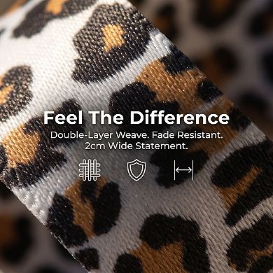 2 Pairs Leopard Print Ribbon Shoelaces Soft Flat Satin for Women 47.24"