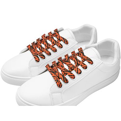 2 Pairs Animal Pattern Flat Printed Shoelaces for Sneakers Shoestring 47.24"