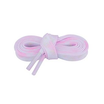 1 Pair Unisex Flat Reflective Patterned Flower Heart Shoelace for Sneaker 47.24"
