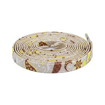 1 Pair Paisley Printed Flat Colorful Shoelaces for Casual Hiking Shoes 47.2"