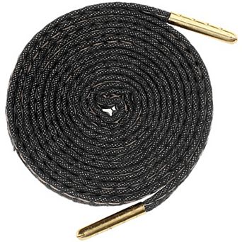 1 Pair Cotton Blend Denim Flat Shoelace with Metal Tips for Sneakers 39.37"