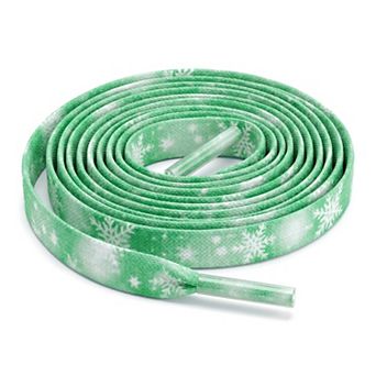 1 Pair Unisex Thin Gradient Tie Dye Flat Shoelace for Sneaker 47.24"