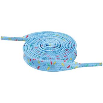 Colorful Sprinkles Printed Flat Fun Shoe Laces for Sneakers 2 Pairs 47.2"