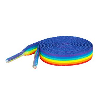 2 Pairs Colorful Flat Shoelace Gradient Fashion Shoelace Sneakers 47.2"