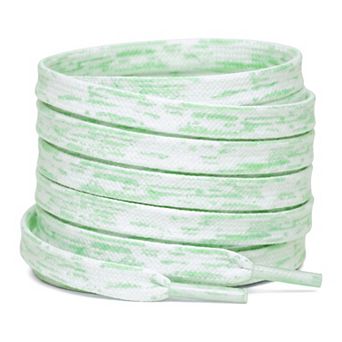 1 Pair Flat Tie-Dye Brush Printed Shoelaces for Casual Hiking Shoes 47.2"