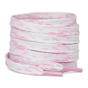 1 Pair Flat Tie-Dye Brush Printed Shoelaces for Casual Hiking Shoes 47.2"