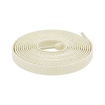 2 Pairs Flat Woven Shoe Strings Color Block Sign Design Shoelaces 47.24"