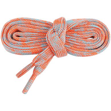 2 Pairs Flat Gradient Colors Shoelaces for Boots Sneakers 47.24"