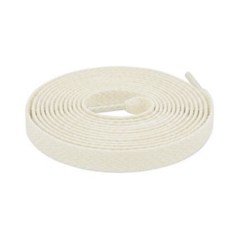 2 Pairs Flat Woven Shoe Strings Color Block Sign Design Shoelaces 47.24"