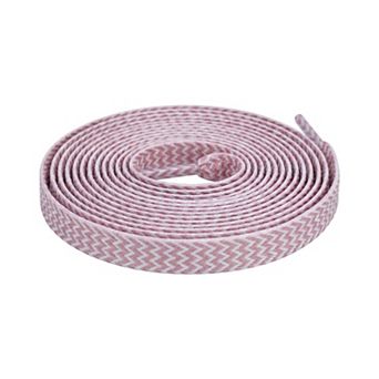 2 Pairs Flat Woven Shoe Strings Color Block Sign Design Shoelaces 47.24"