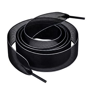 1 Pair Flat Wide Satin Strings Webbing Softy Shoelaces 47.2"