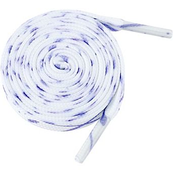 Colored Printed Flat Shoelaces Splashing Ink Shoe Laces for Sneakers 2 Pairs 55.12"