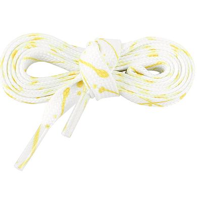 Colored Printed Flat Shoelaces Splashing Ink Shoe Laces for Sneakers 2 Pairs 62.99"