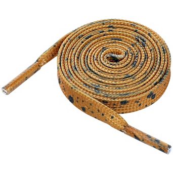 Unisex Flat Shoe Laces Splatter Painted Fun Shoelaces for Sneakers 2 Pairs 55.1"