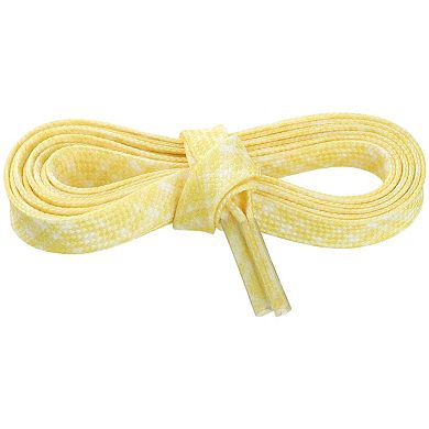 1 Pair Checkered Striped Sneaker Shoe Lace Color Grid Flat Shoelaces 55.1"