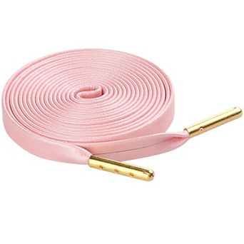 1 Pair Unisex PU Leather Flat Shoe Laces for Sneakers Boots 59.1"