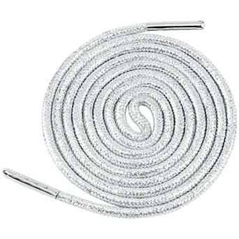 2 Pairs Round Metallic Glitter Shoelaces for Sneakers Shoes Boot 55.12"
